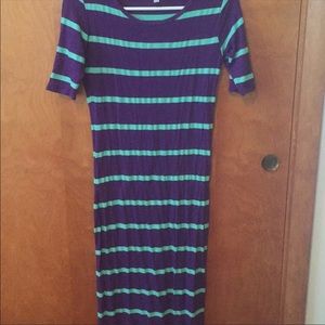 Lularoe striped Julia dress